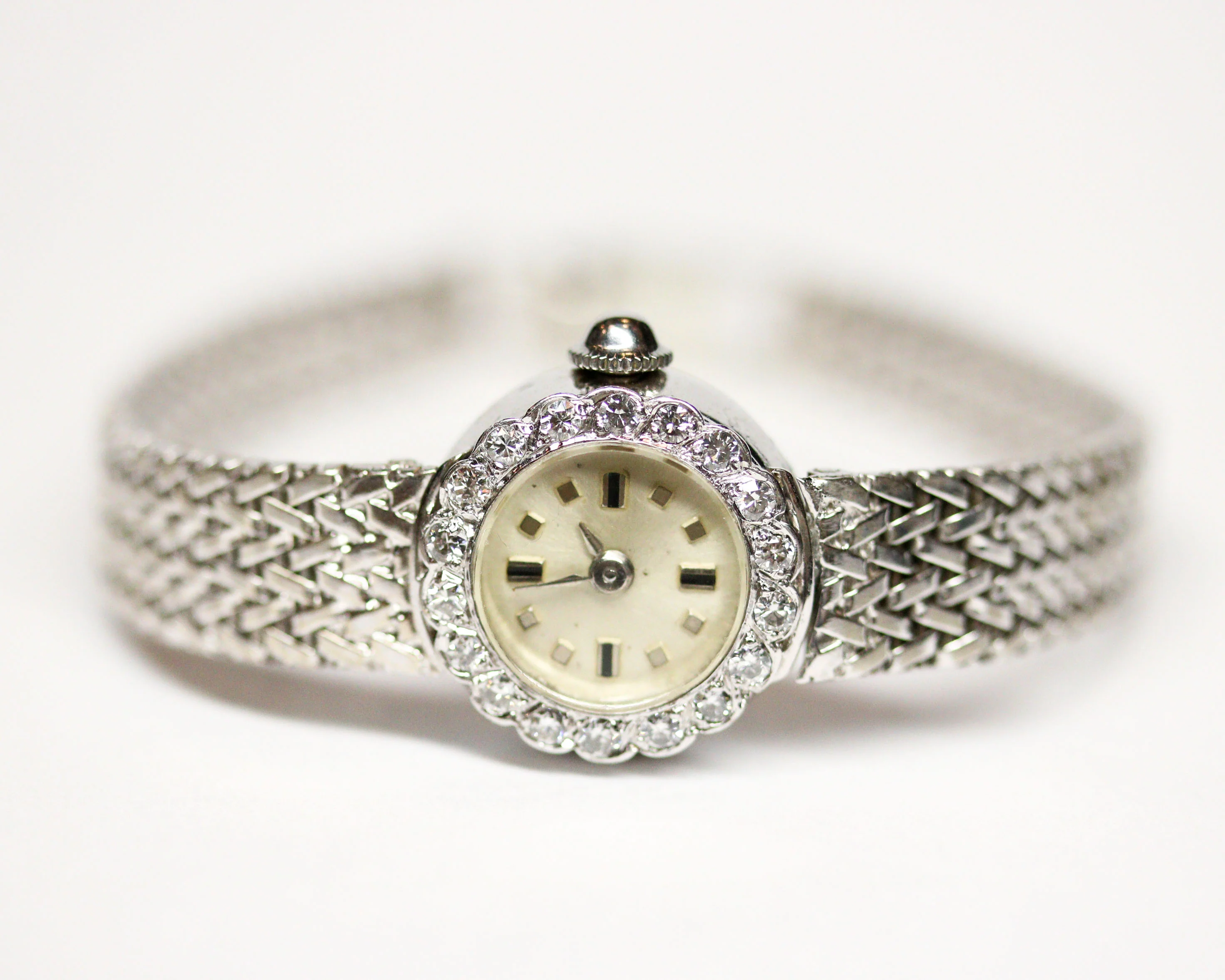 Montre 1950 Or Blanc et Diamants - Image 7