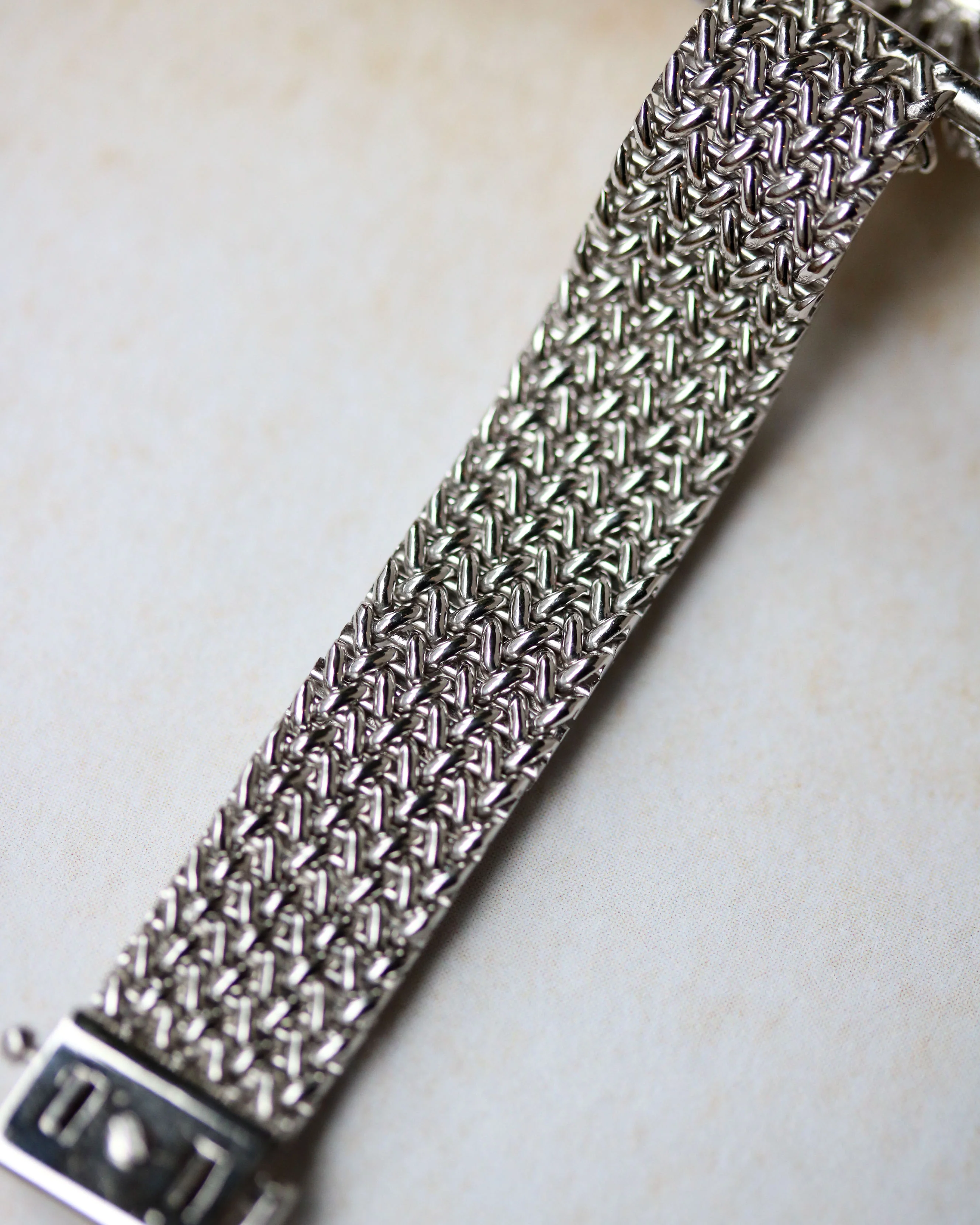 Montre cocktail 1950 Or Platine et Diamants - Image 4