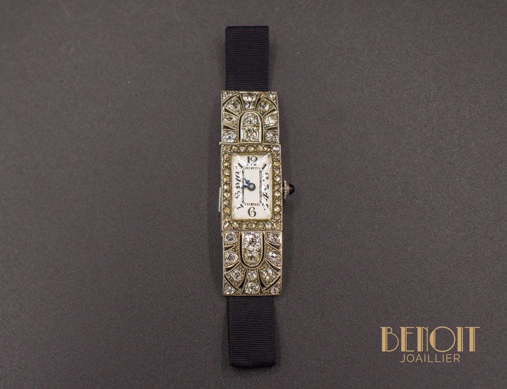 Montre Art Déco Diamants