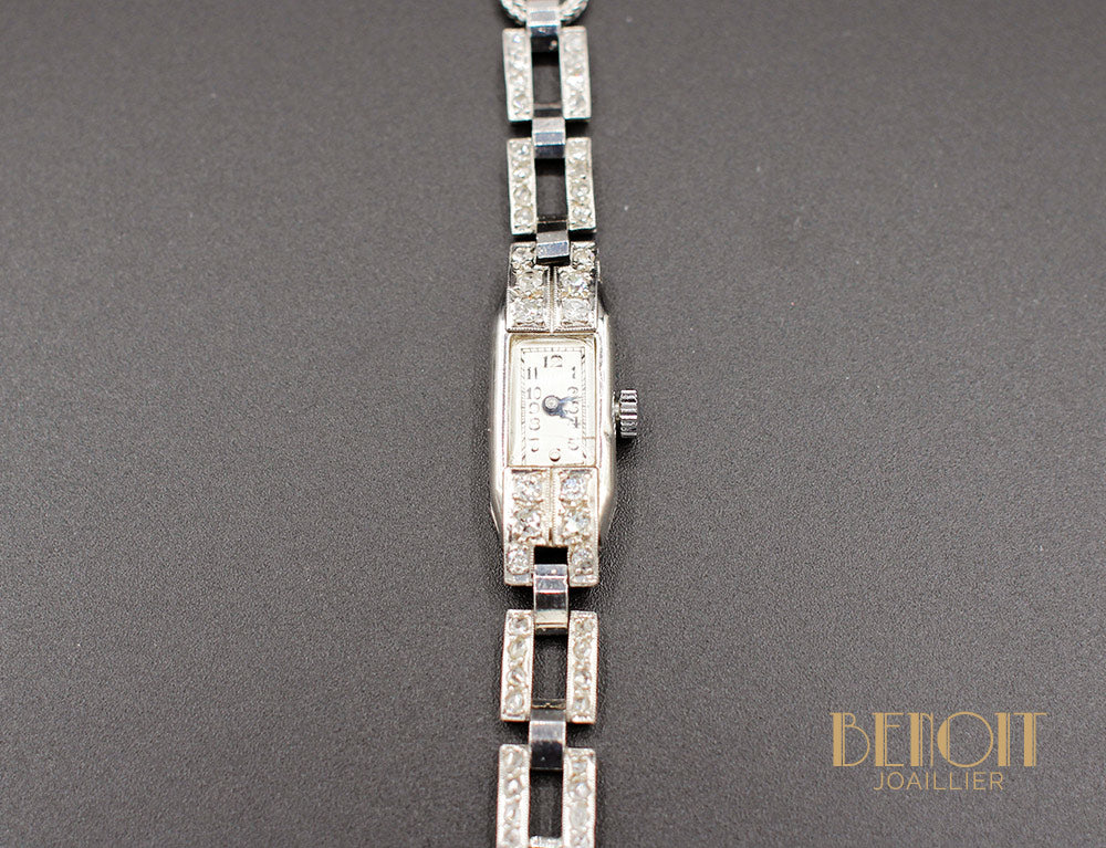Montre Art Déco Diamants