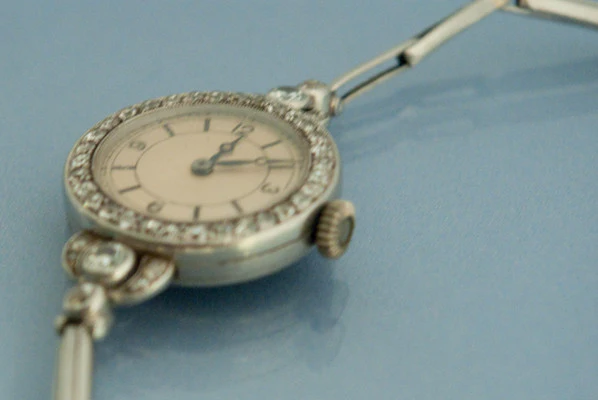 Montre Art déco Platine et Diamant - Image 2