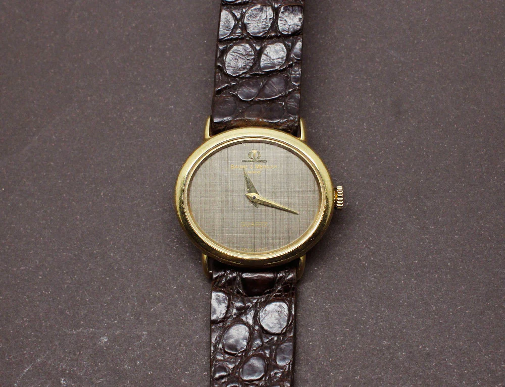 Montre Baume & Mercier Femme Or Jaune 1980
