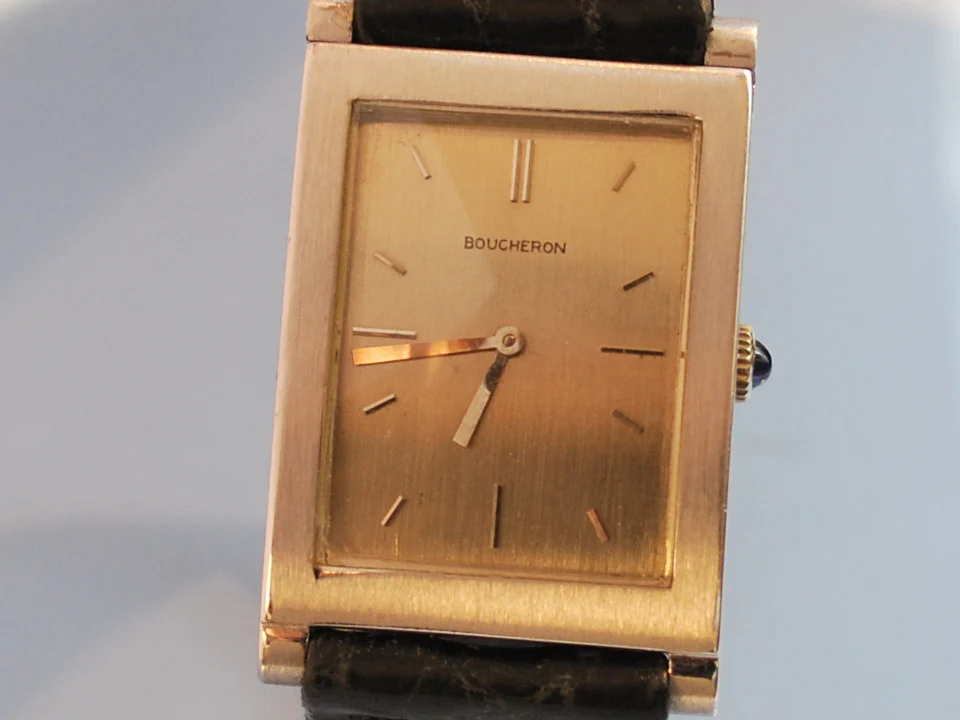 Montre Boucheron or blanc