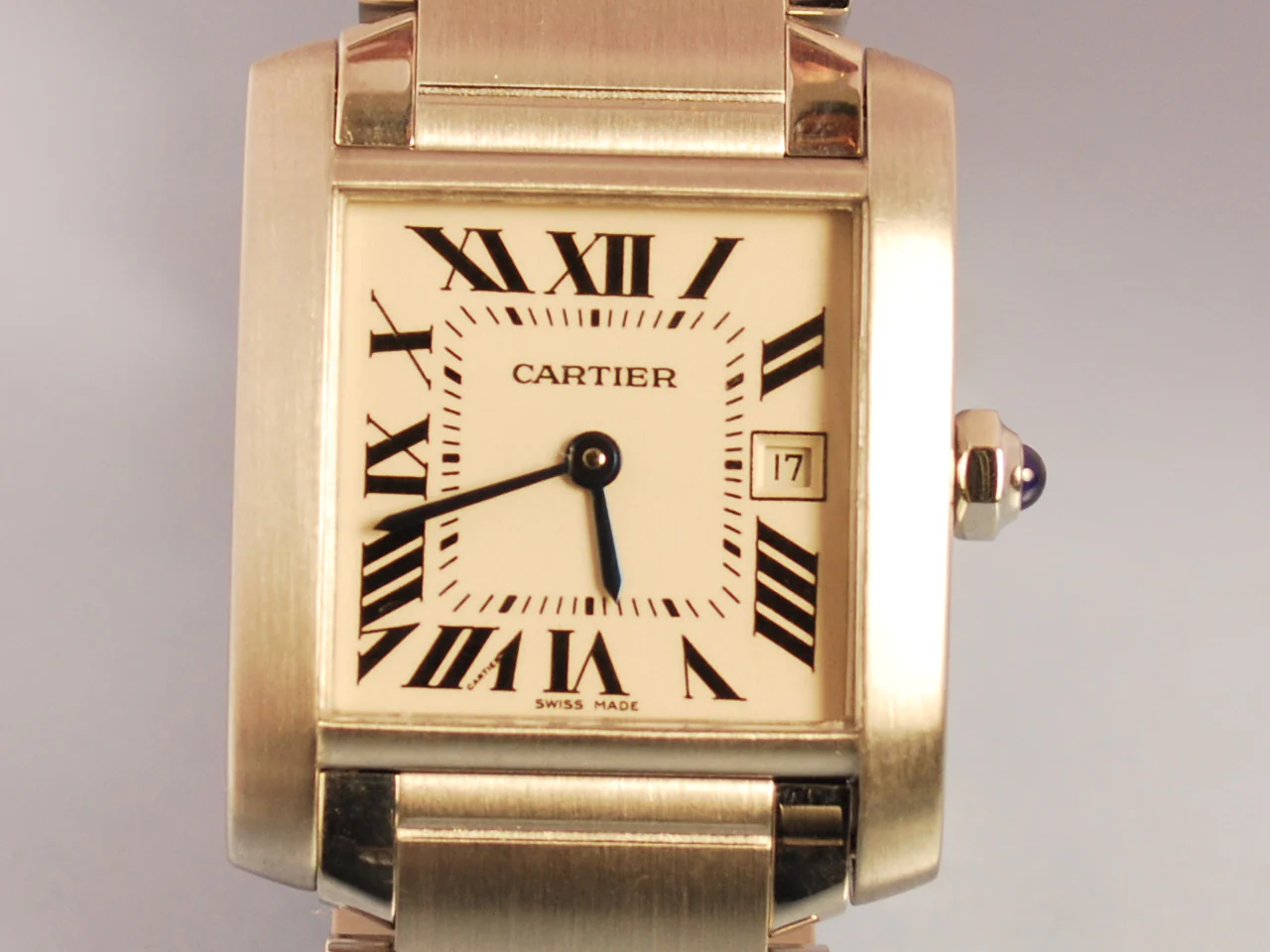 Montre Cartier Tank Acier