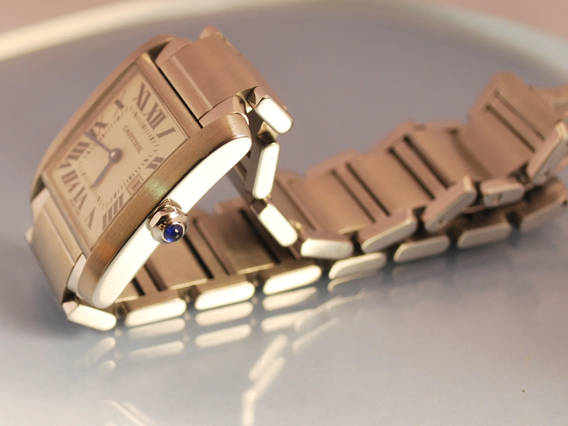 Montre Cartier Tank Acier - Image 2