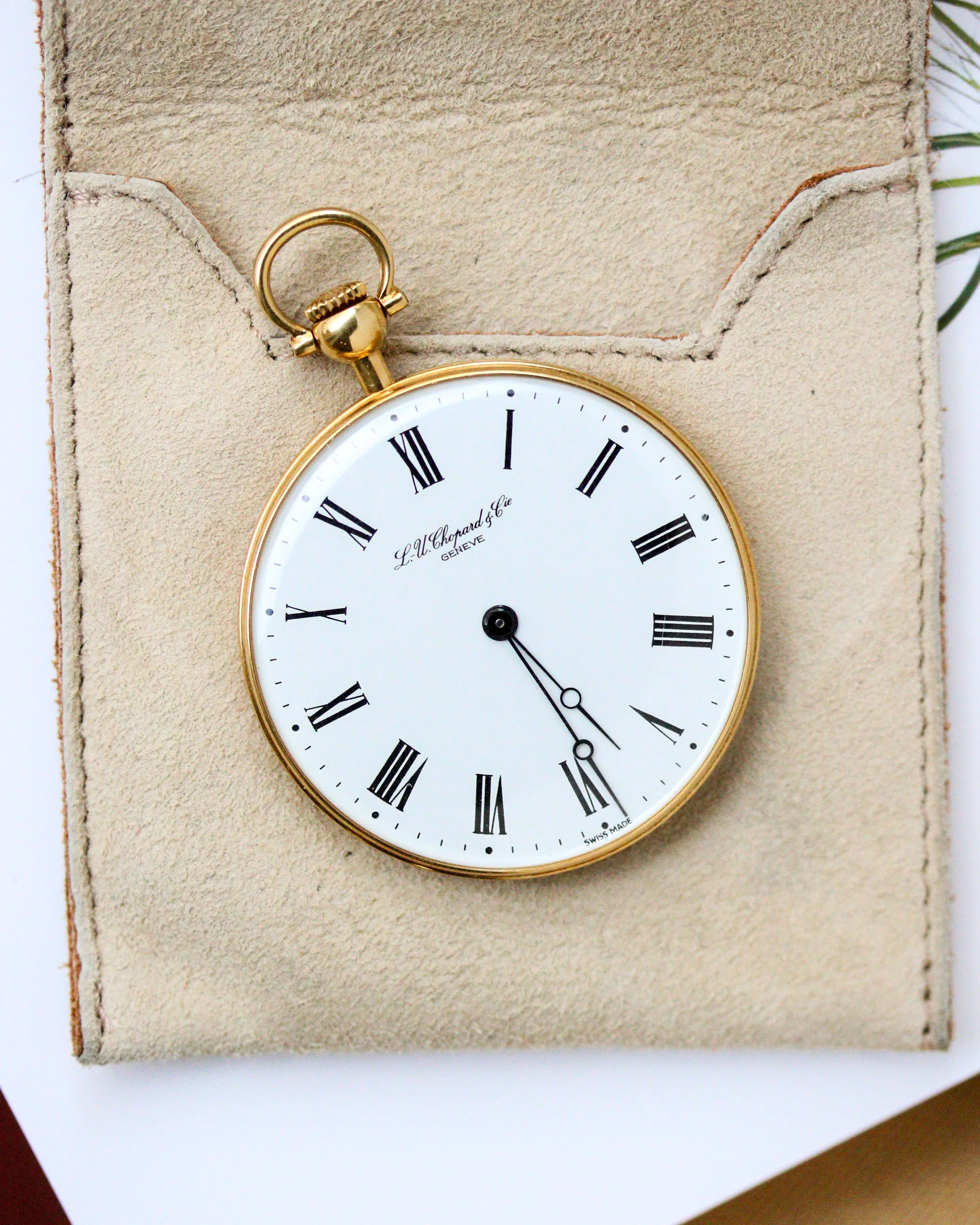 Montre de poche signée "Chopard" en Or Jaune - Image 3
