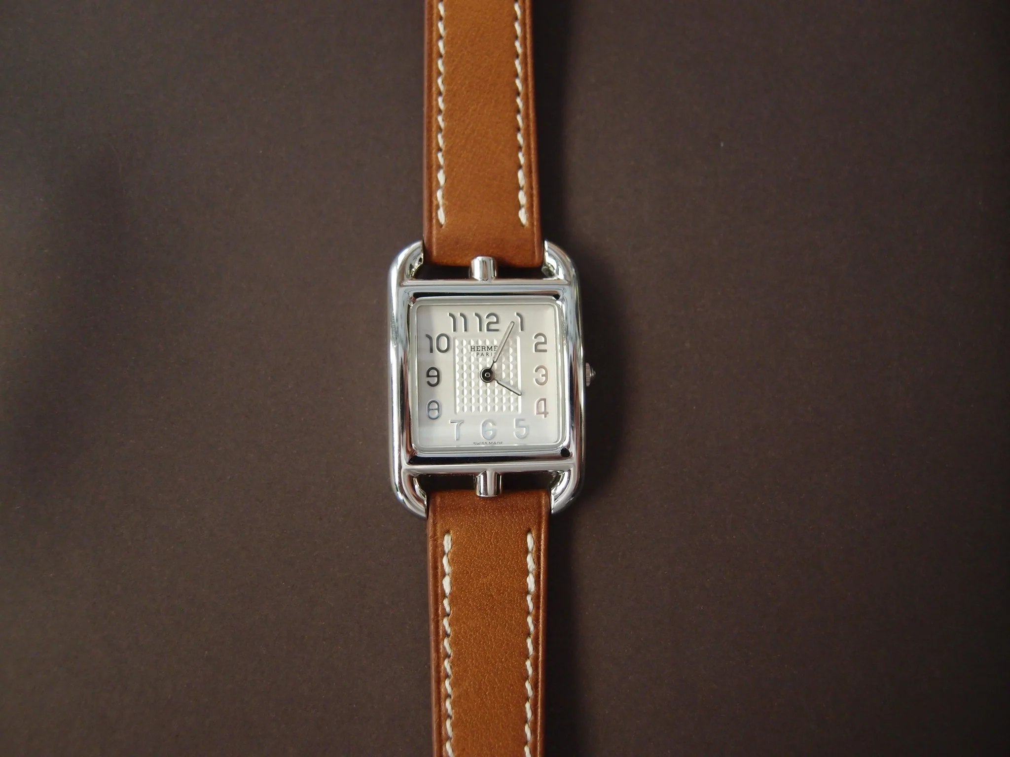 Montre Hermes Cape Code acier petit modèle
