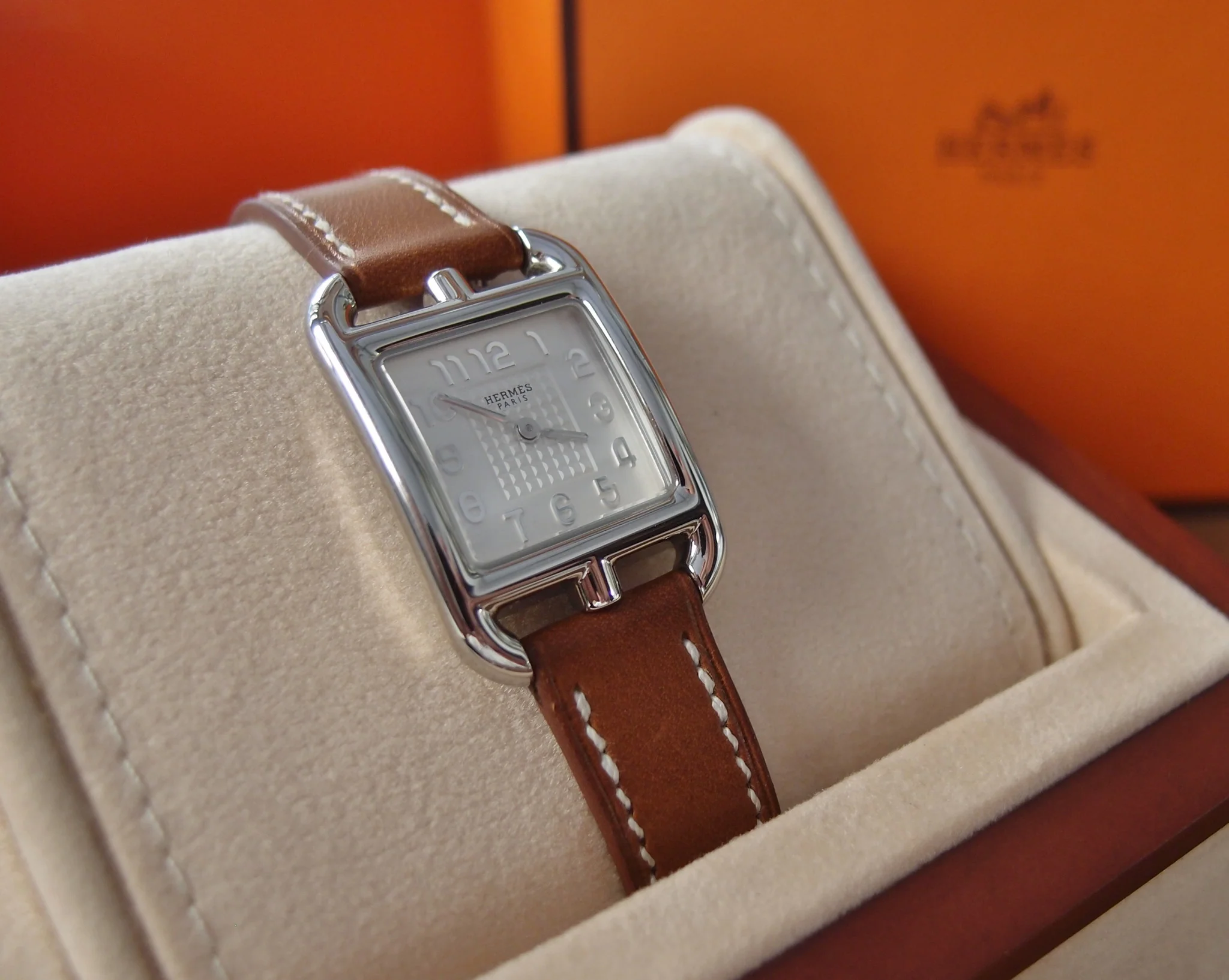 Montre Hermes Cape Code acier petit modèle - Image 2