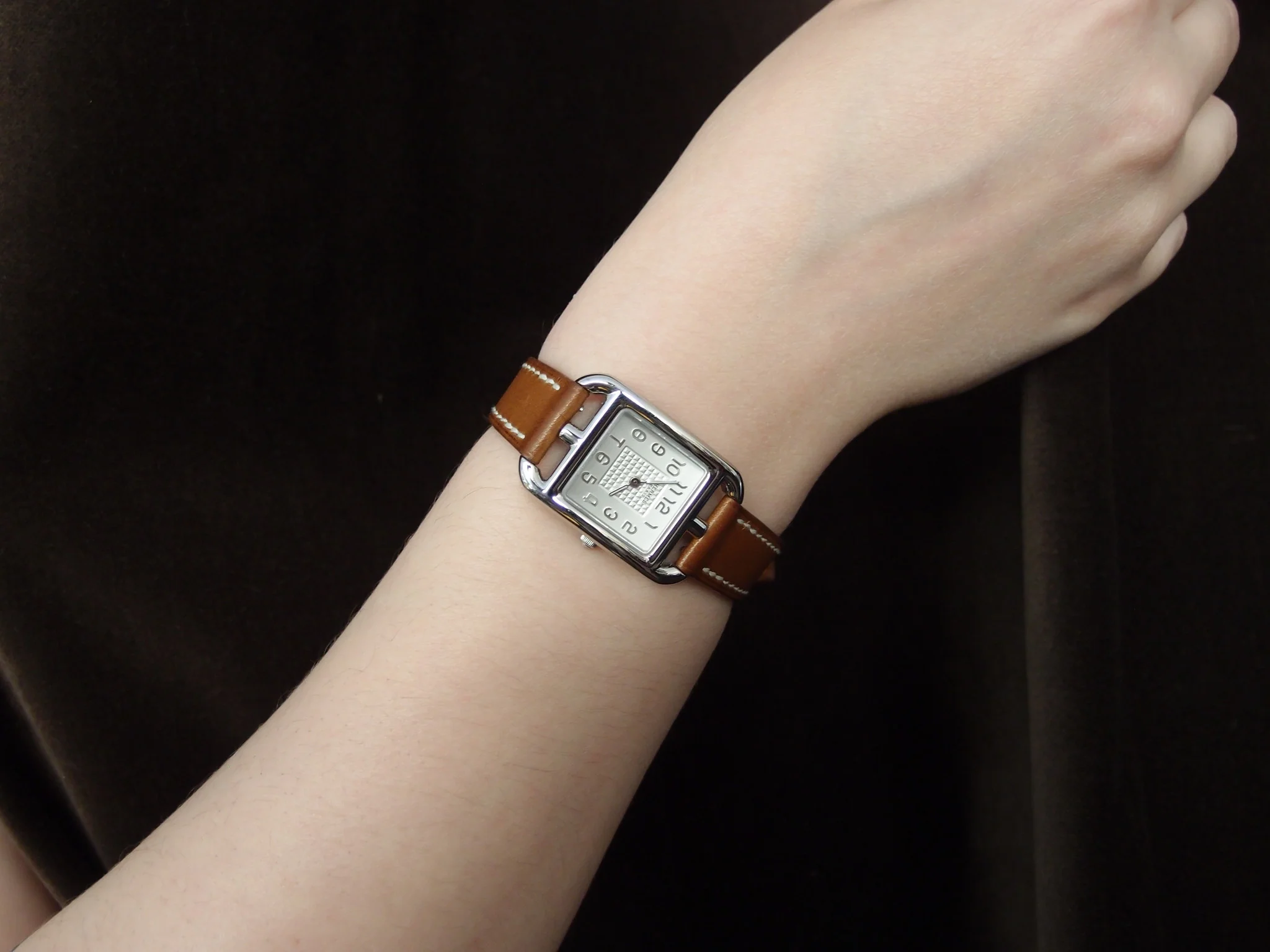 Montre Hermes Cape Code acier petit modèle - Image 6