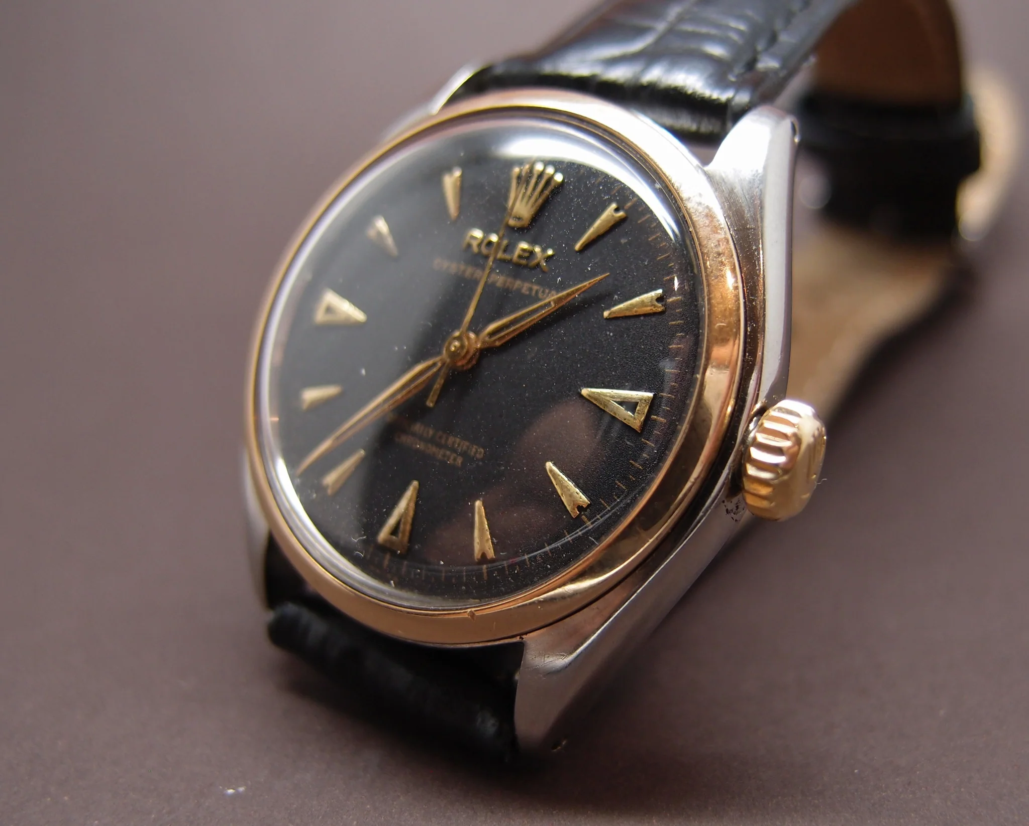 Montre Rolex "vintage" ref 6084 oyster perpetual de 1951 - Image 2