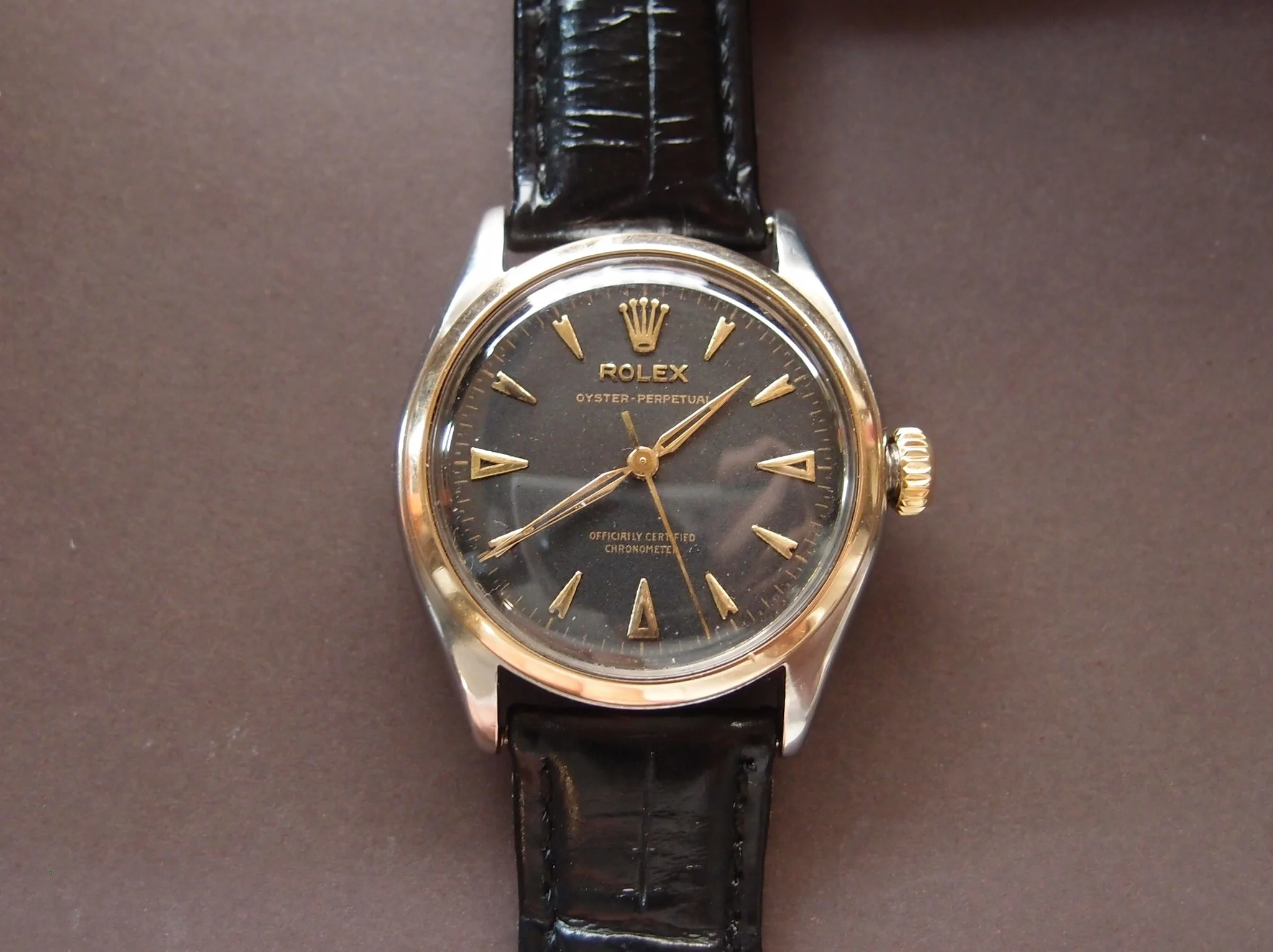 Montre Rolex "vintage" ref 6084 oyster perpetual de 1951 - Image 4
