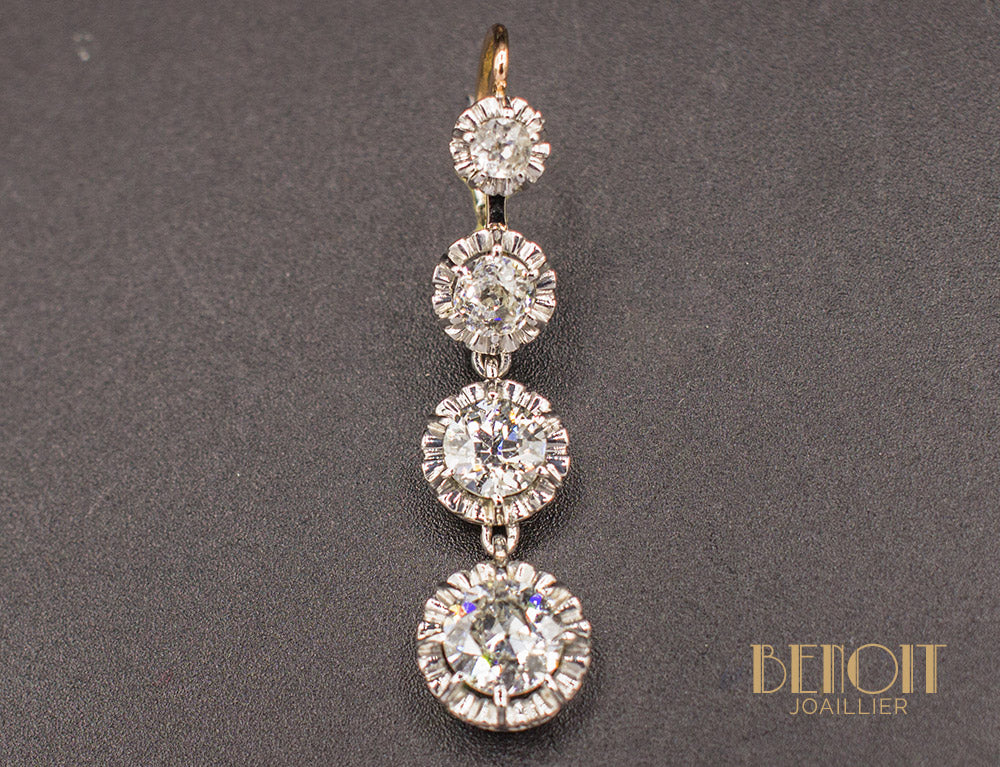 Pendants d'oreilles Diamants - Image 2