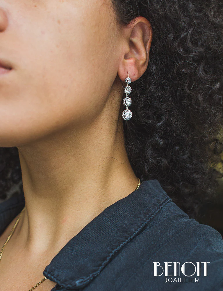 Pendants d'oreilles Diamants - Image 5