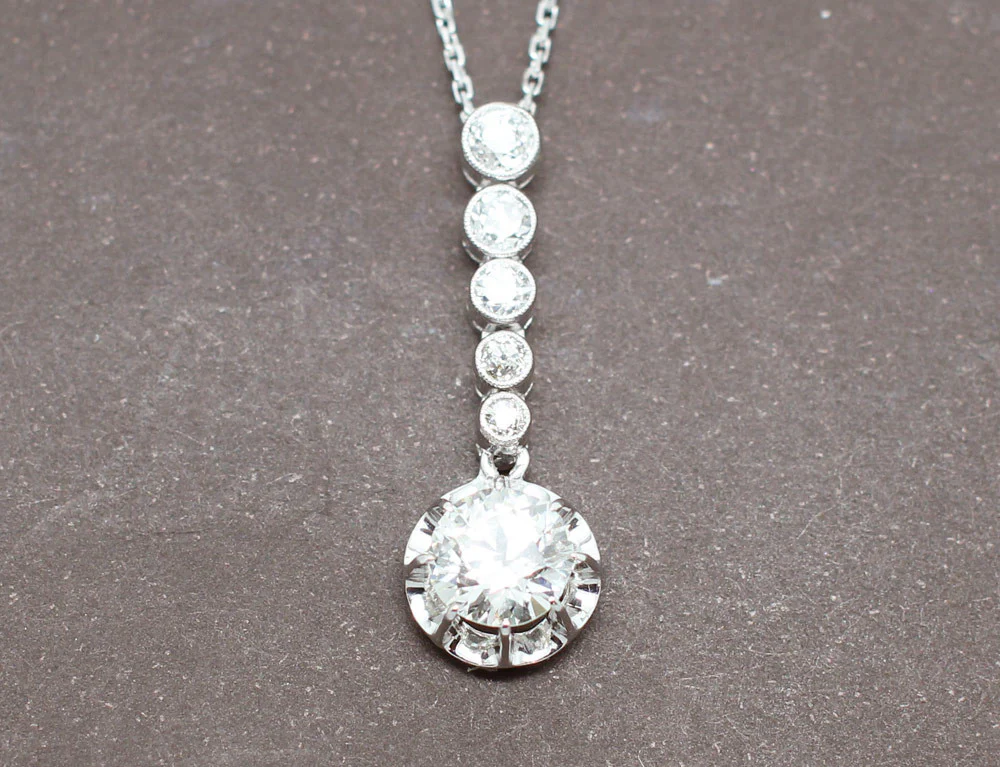 Pendentif Ancien Diamants