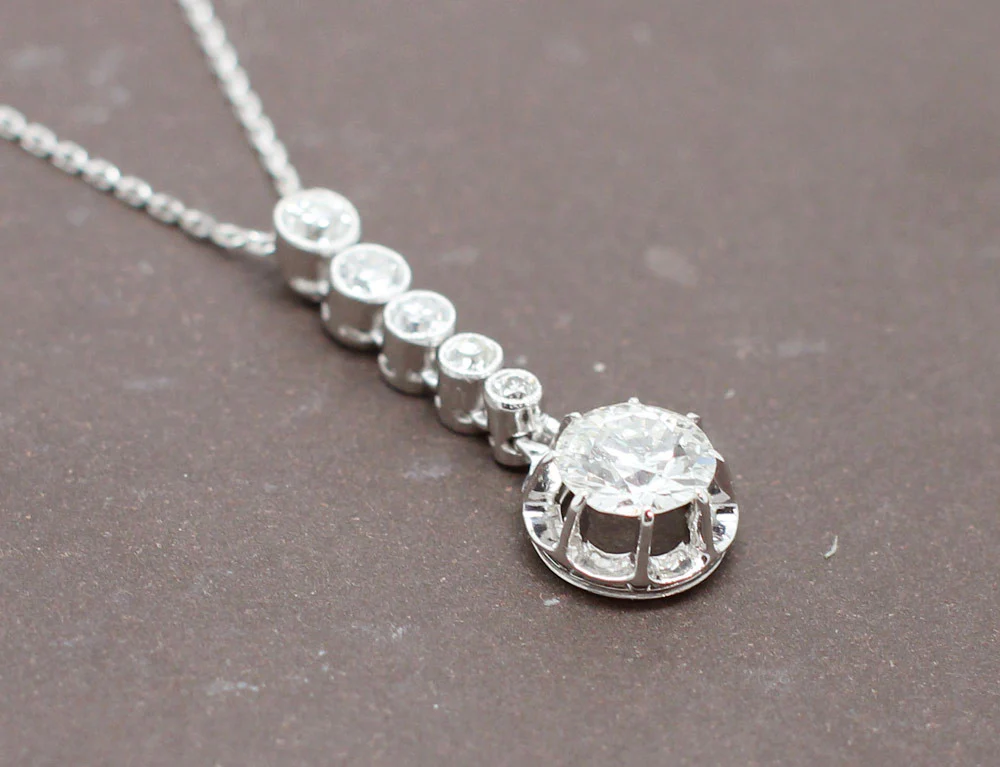 Pendentif Ancien Diamants - Image 3