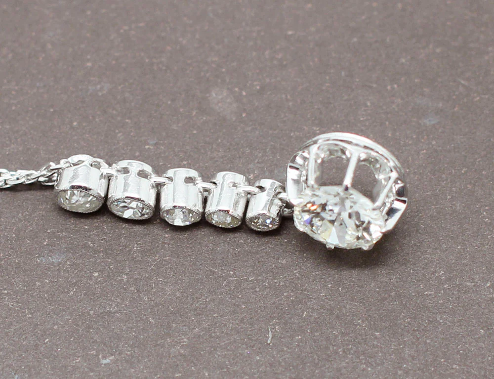 Pendentif Ancien Diamants - Image 5