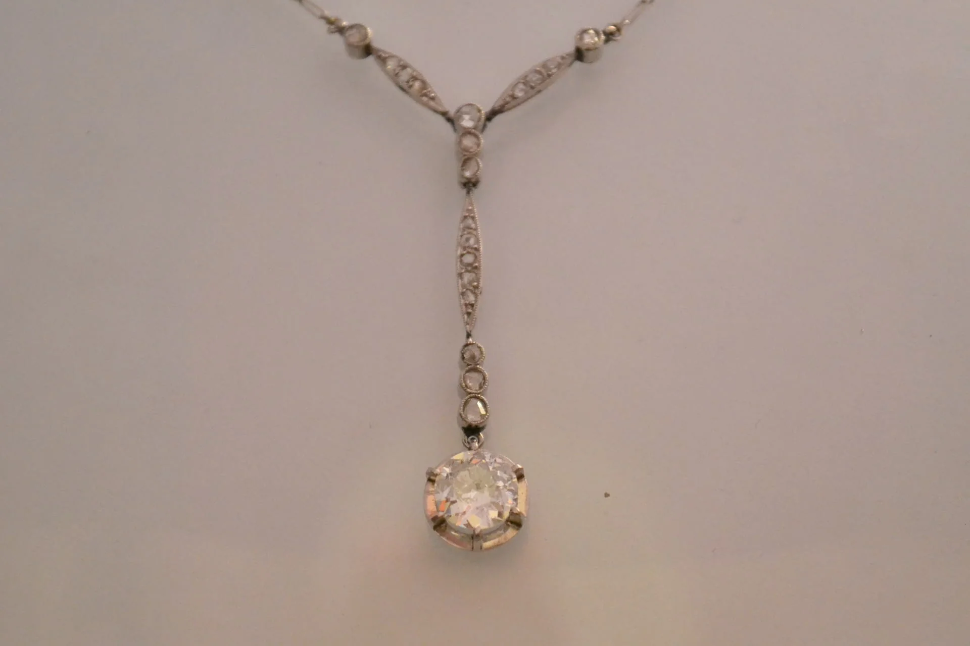 Pendentif Art Déco Diamants