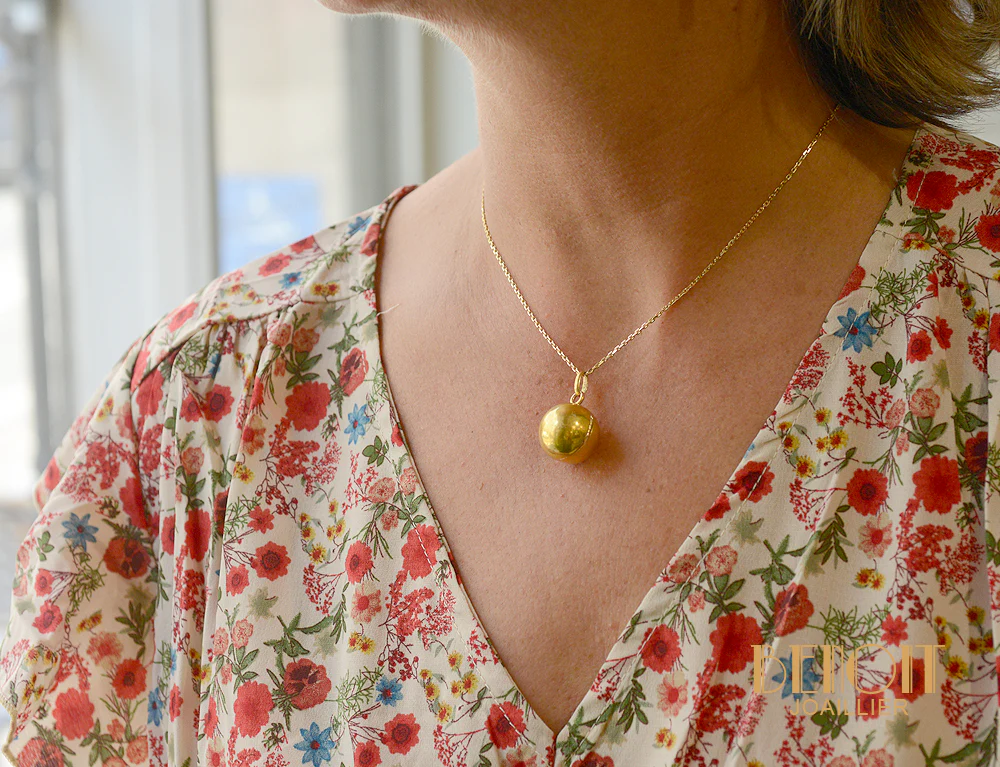 Pendentif Boule Ouvrant Or Jaune - Image 6