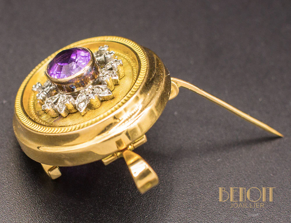 Pendentif Broche Napoléon III - Image 3
