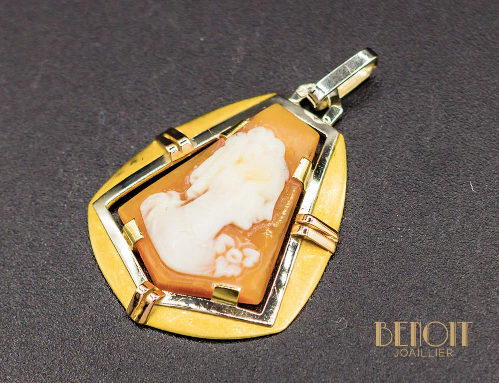 Pendentif Camée Art Déco - Image 2