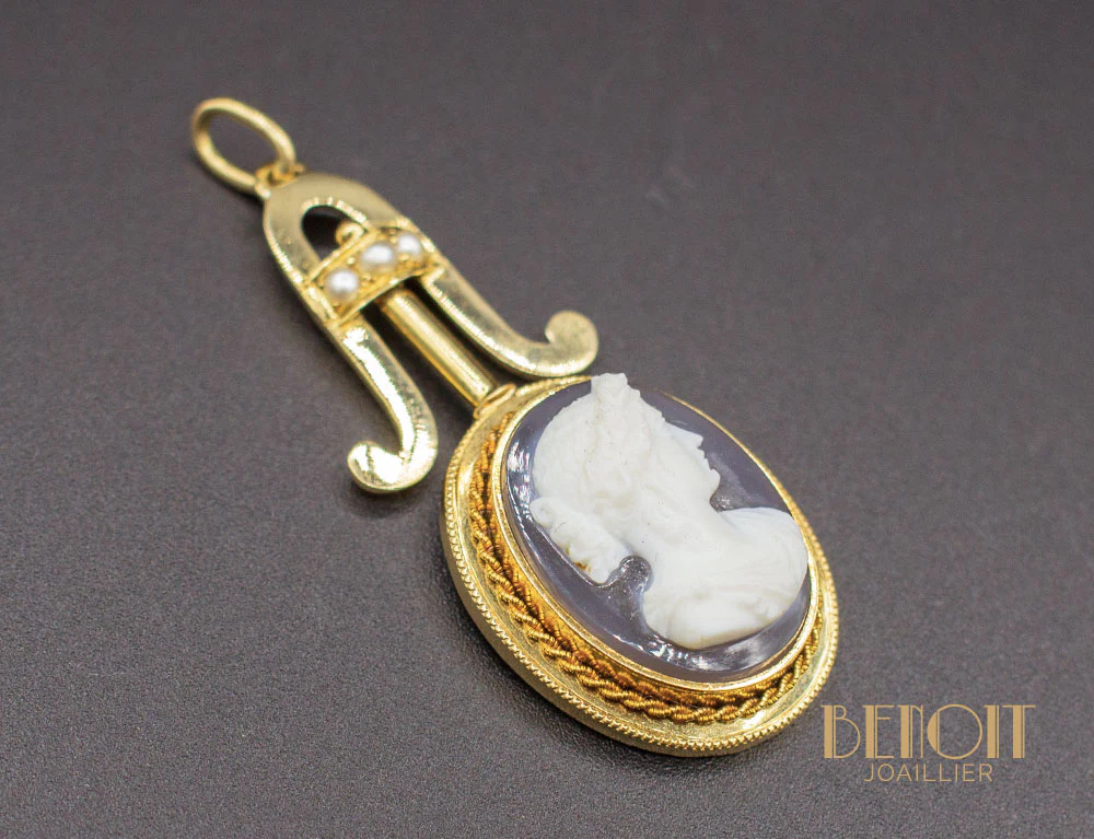 Pendentif Camée Napoléon III - Image 2