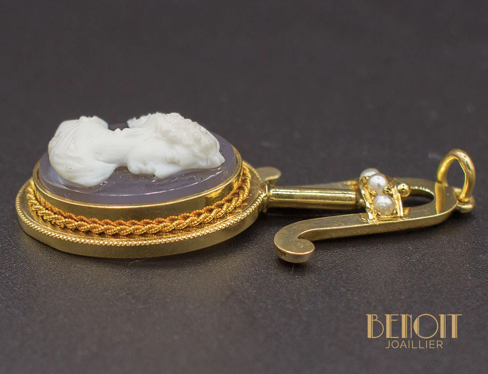 Pendentif Camée Napoléon III - Image 3