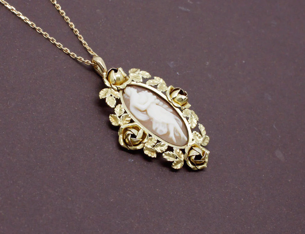 Pendentif Camée Or Jaune - Image 2