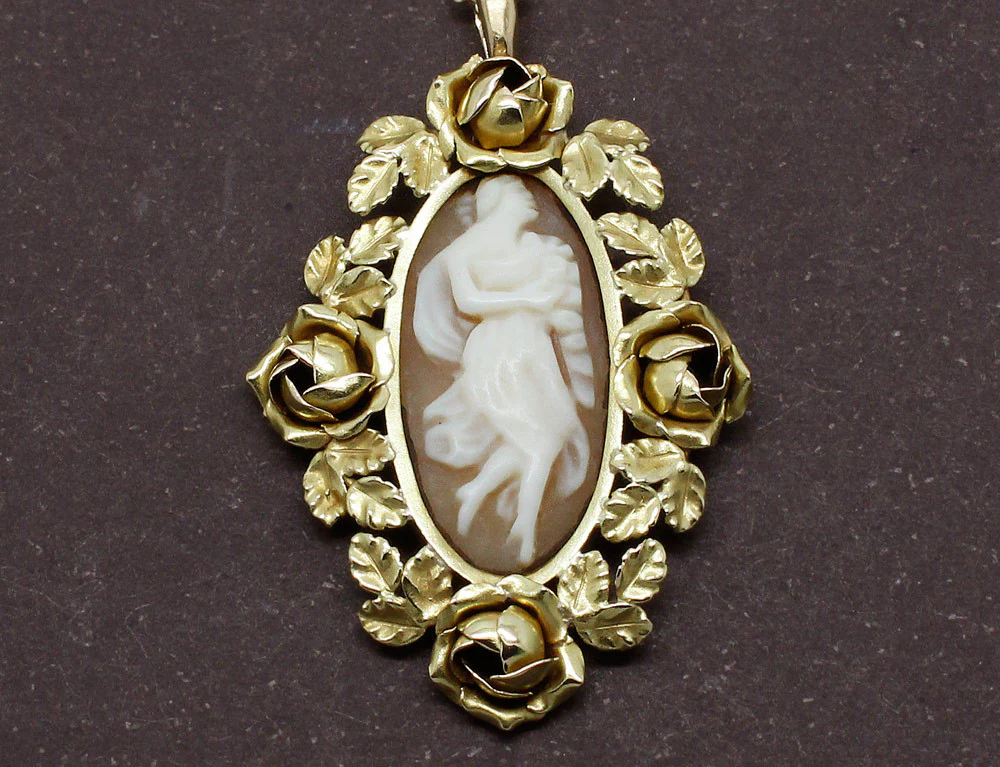 Pendentif Camée Or Jaune - Image 3
