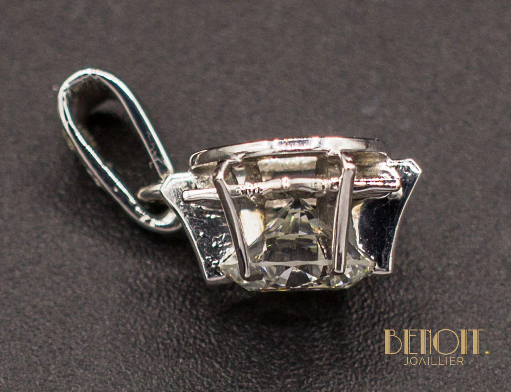 Pendentif Diamant Solitaire Etoile - Image 3