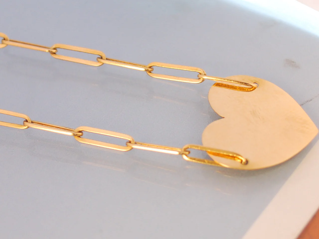 Pendentif Dinh Van coeur or jaune - Image 3