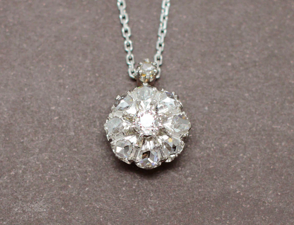 Pendentif Fleur de Diamants
