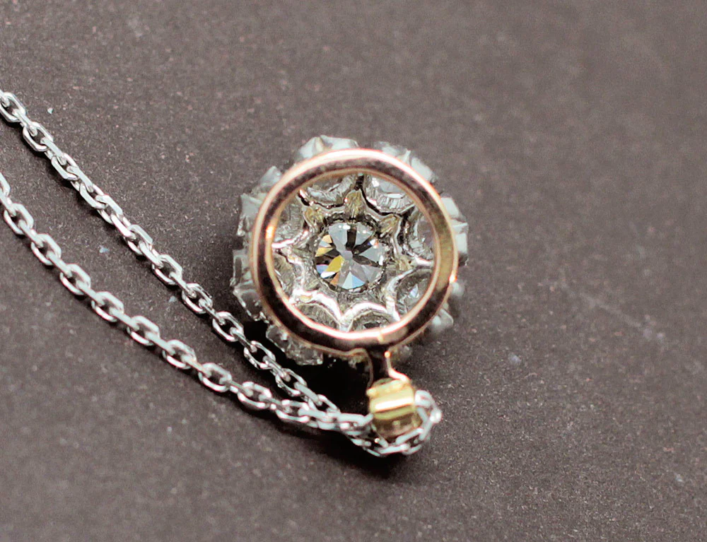Pendentif Fleur de Diamants - Image 3