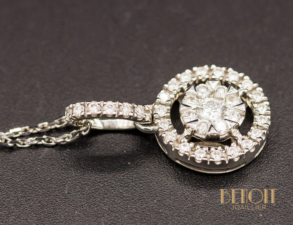 Pendentif Moderne Diamants - Image 3