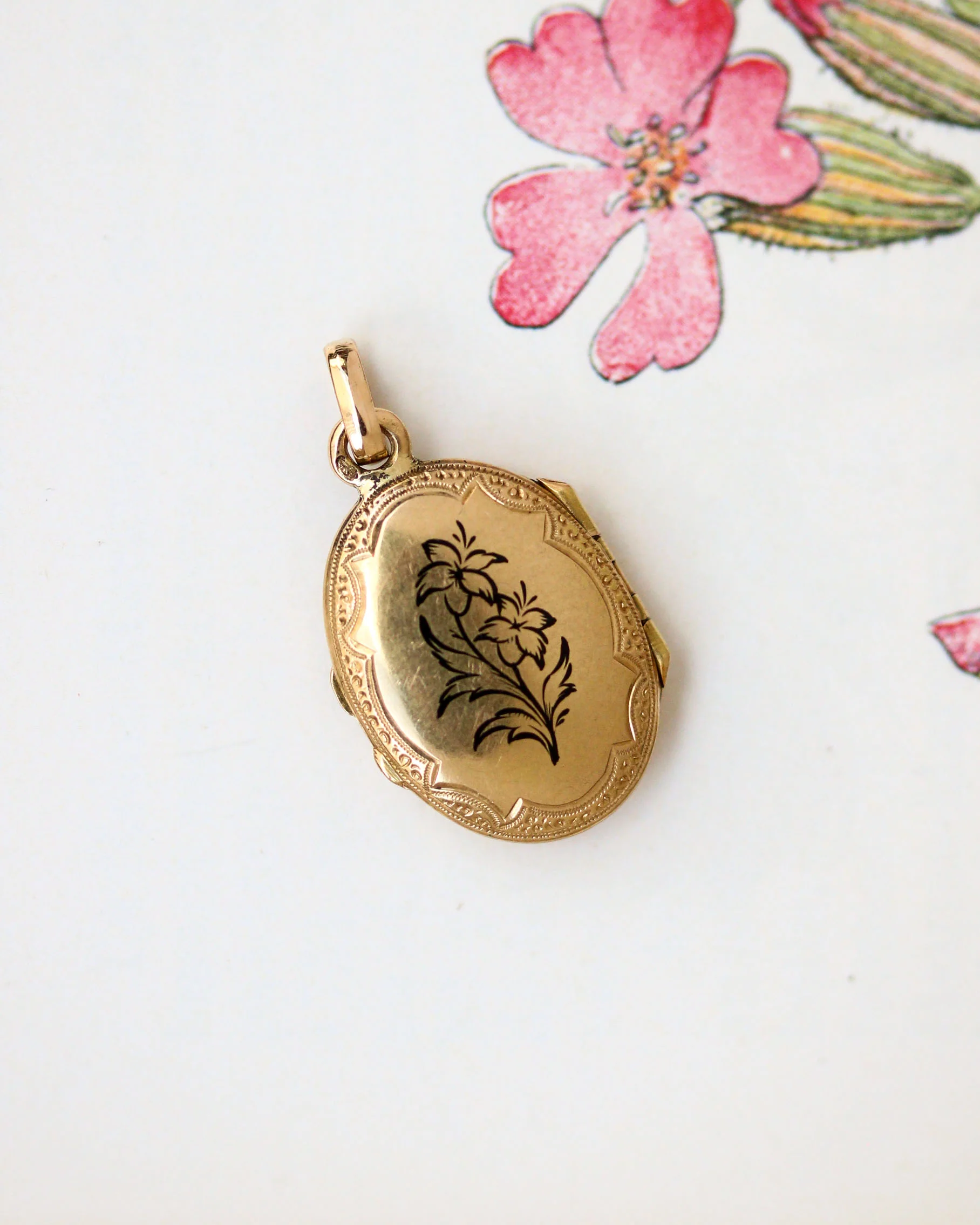 Pendentif Ouvrant Or jaune - Image 4