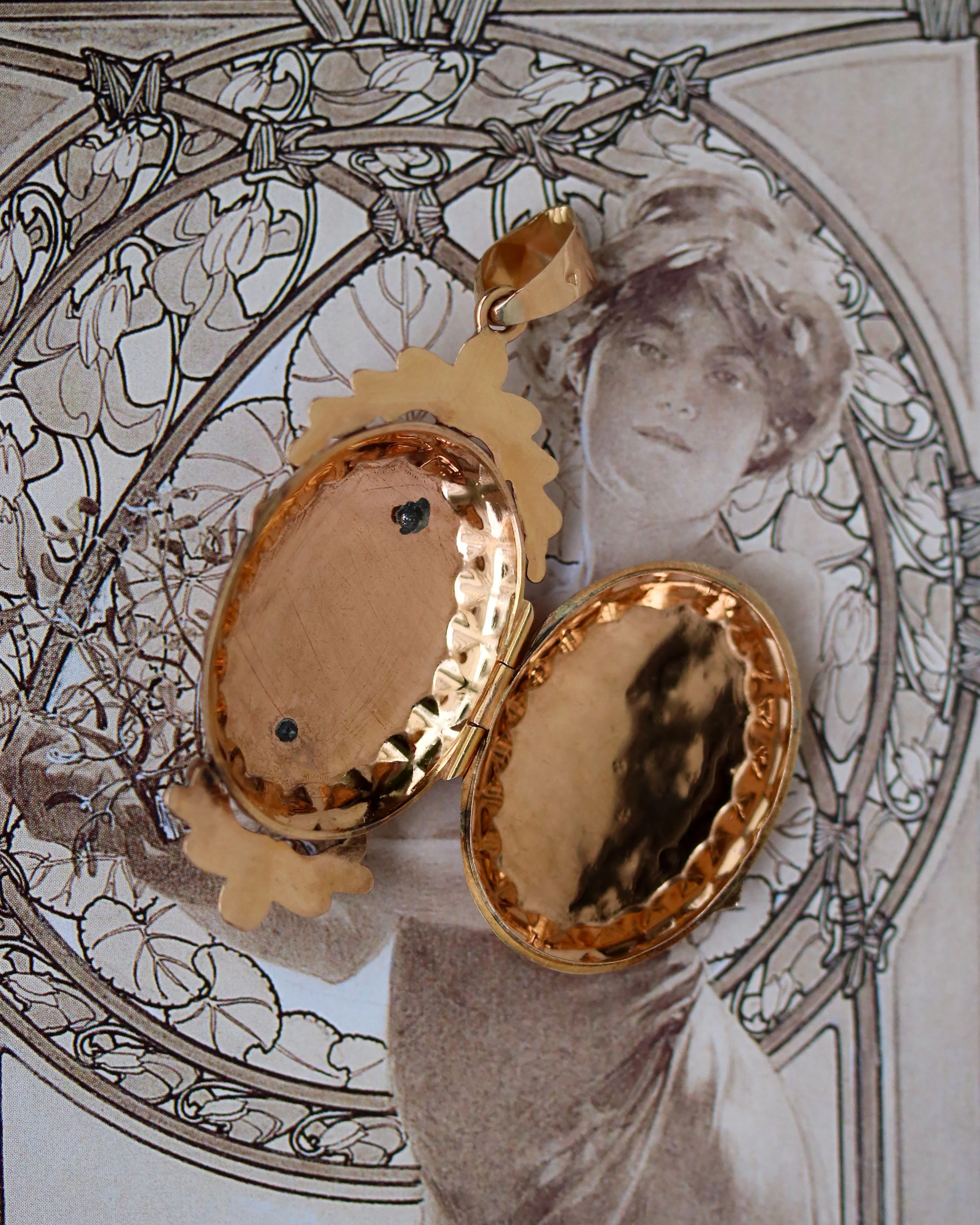 Pendentif Ouvrant Or Rose - Image 4