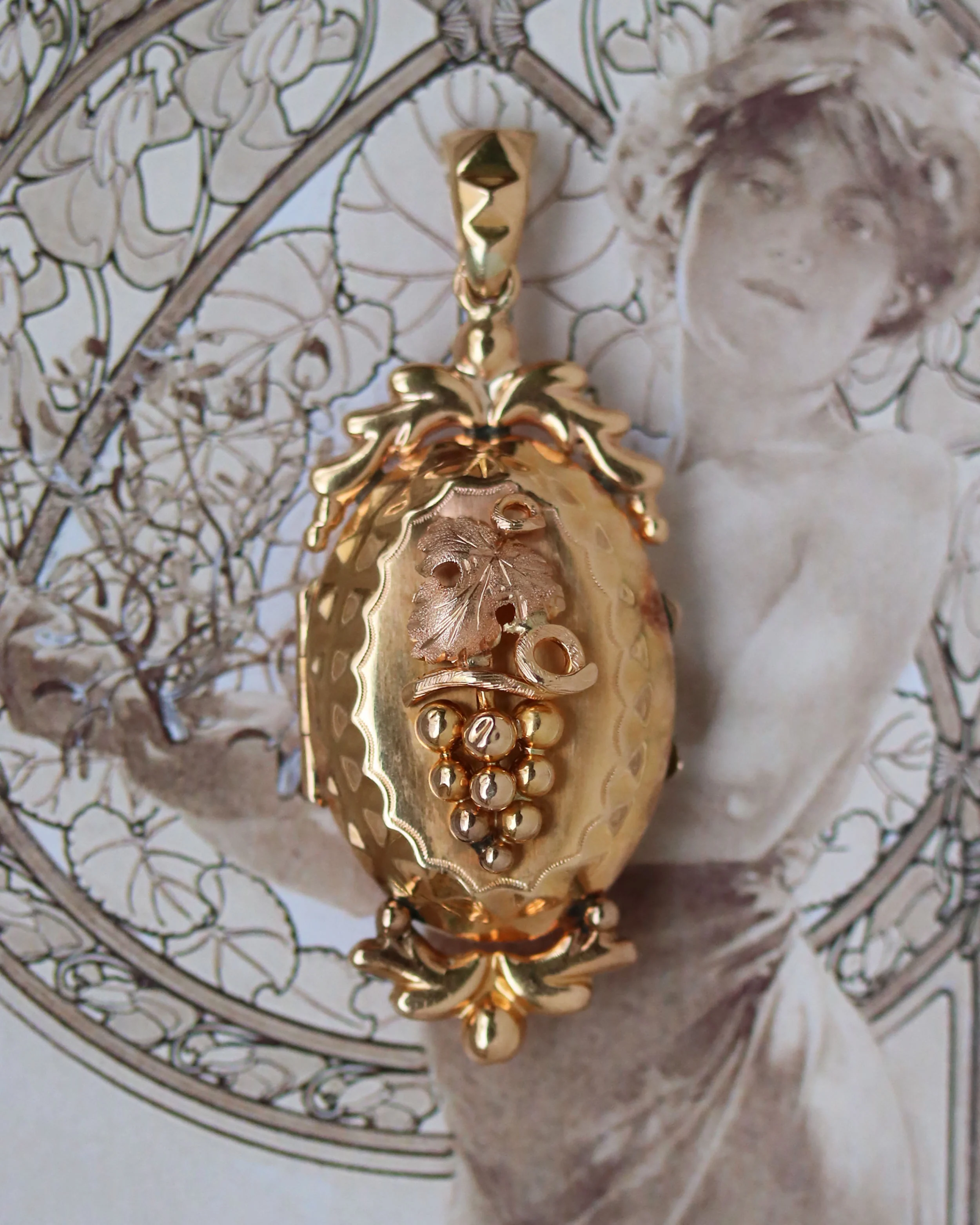 Pendentif Ouvrant Or Rose - Image 5
