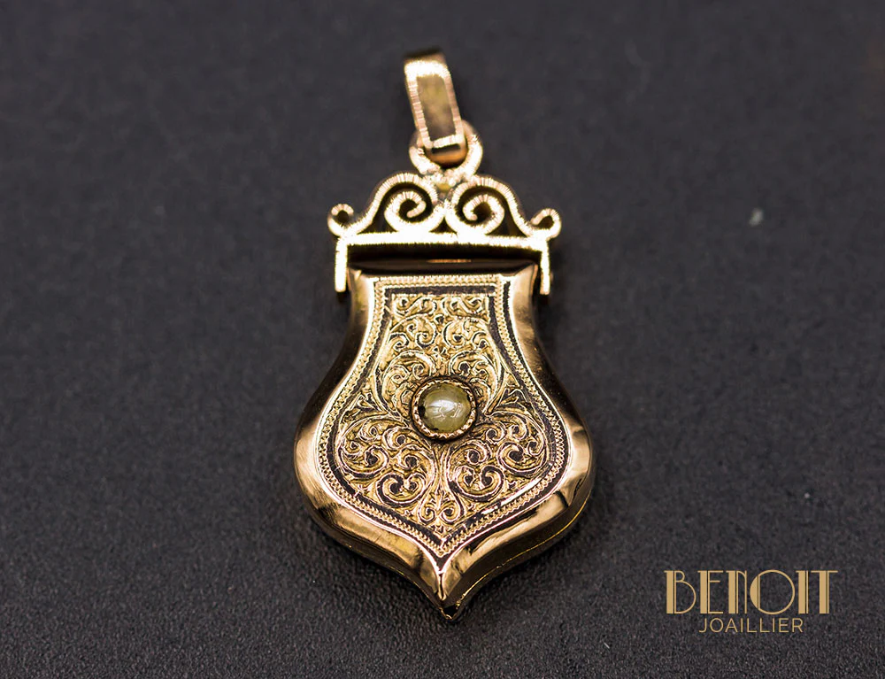 Pendentif Porte-Photo XIXe