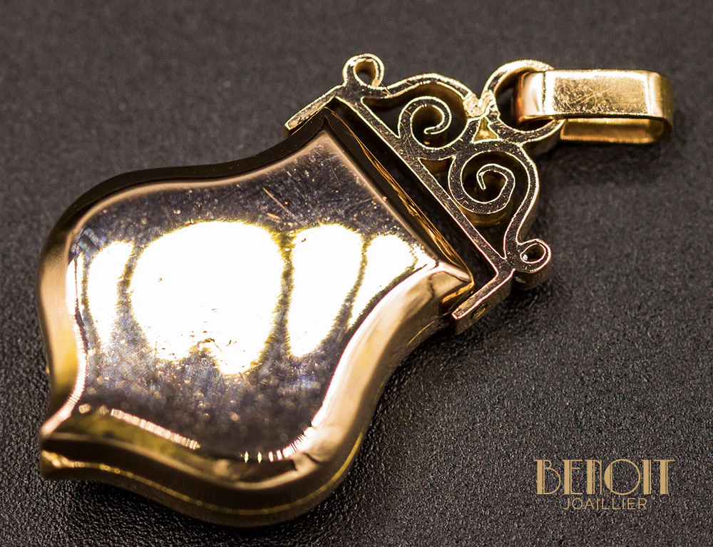 Pendentif Porte-Photo XIXe - Image 7