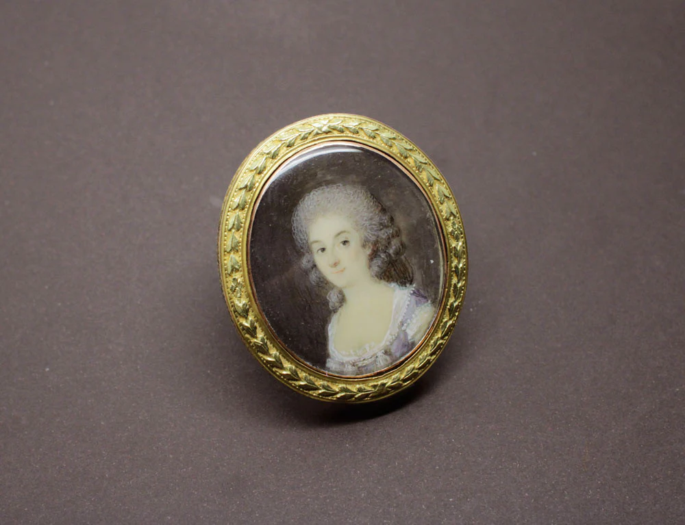 Pendentif Portrait d'époque Napoléon III