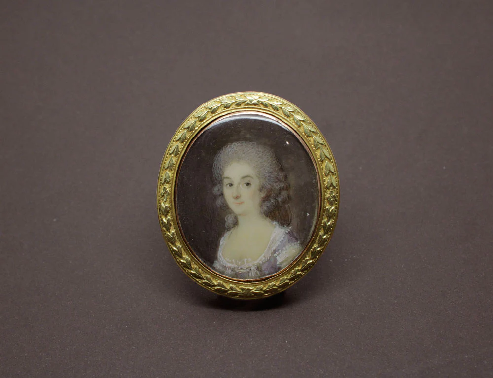 Pendentif Portrait d'époque Napoléon III - Image 3