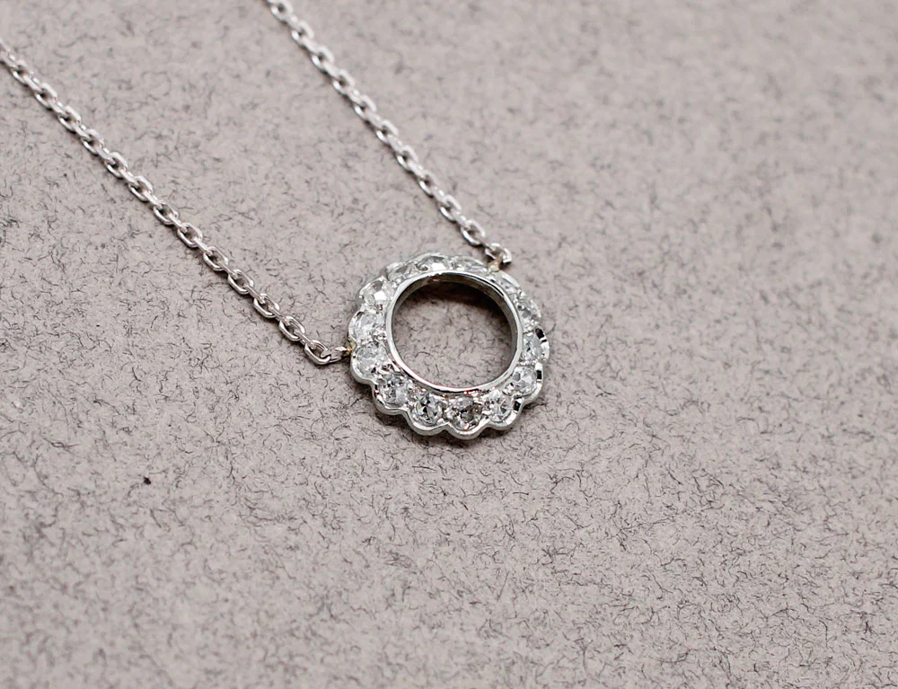 Pendentif Rond Diamants - Image 2