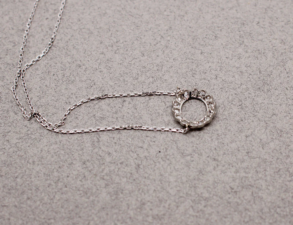 Pendentif Rond Diamants - Image 3