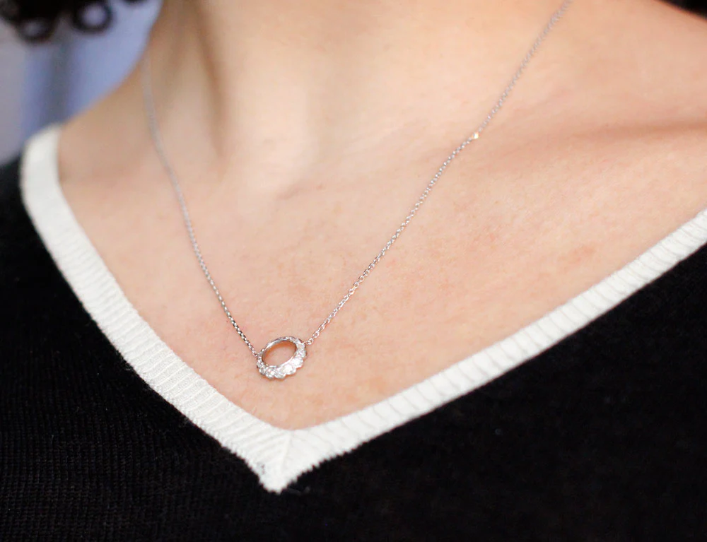 Pendentif Rond Diamants - Image 4