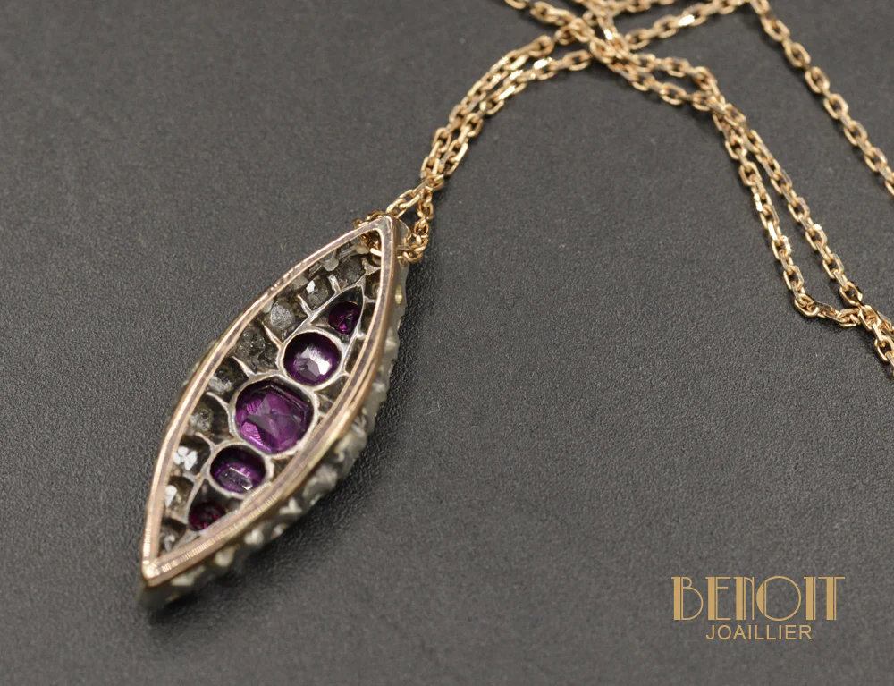 Pendentif "Les Recyclés" Rubis et Diamants - Image 2