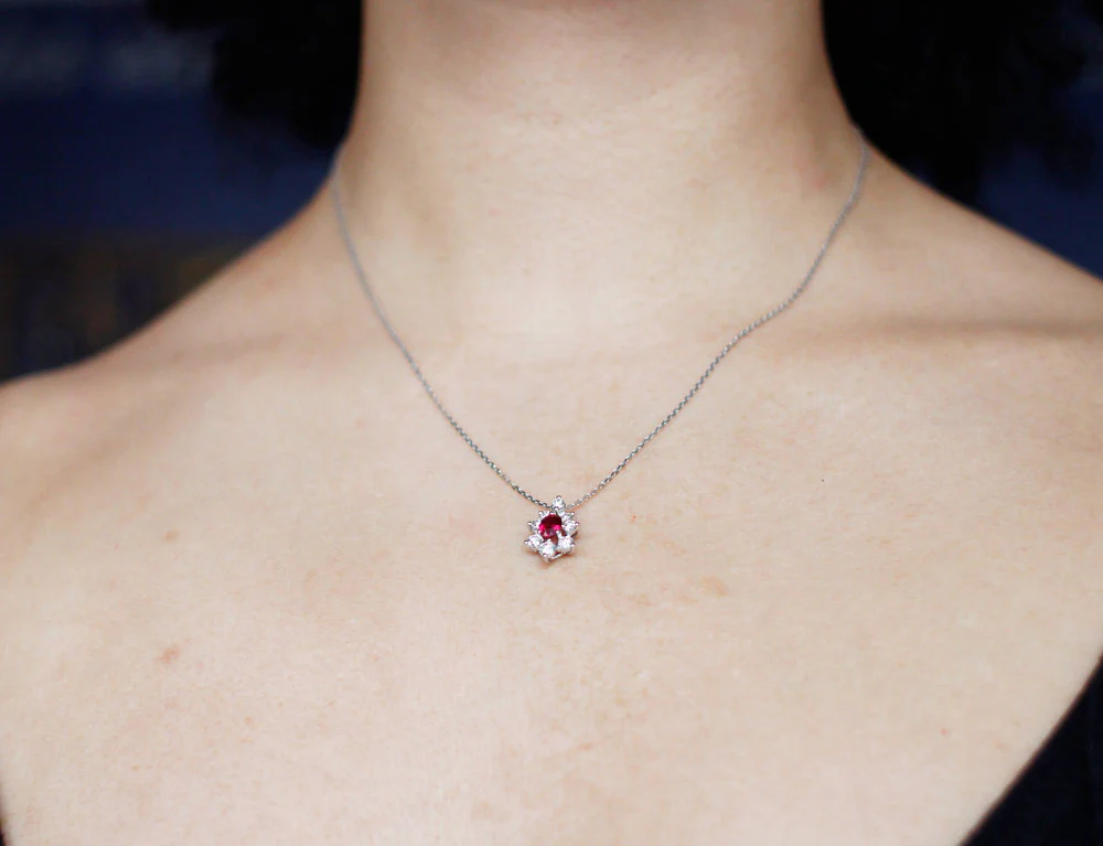 Pendentif Rubis et Diamants - Image 5