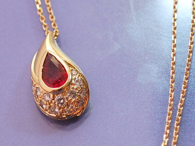 Pendentif rubis petit model - Image 4