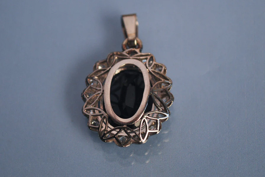 Pendentif Saphir Diamant - Image 2