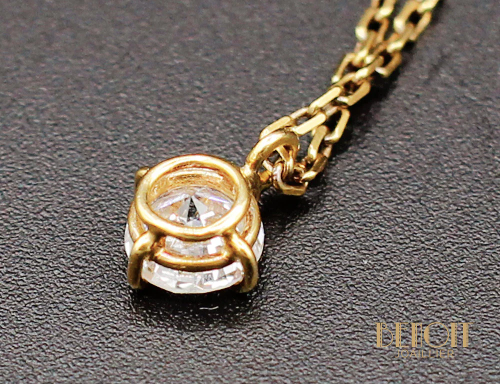 Pendentif Solitaire Diamant - Image 4