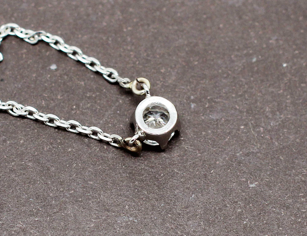 Pendentif Solitaire Diamant - Image 3