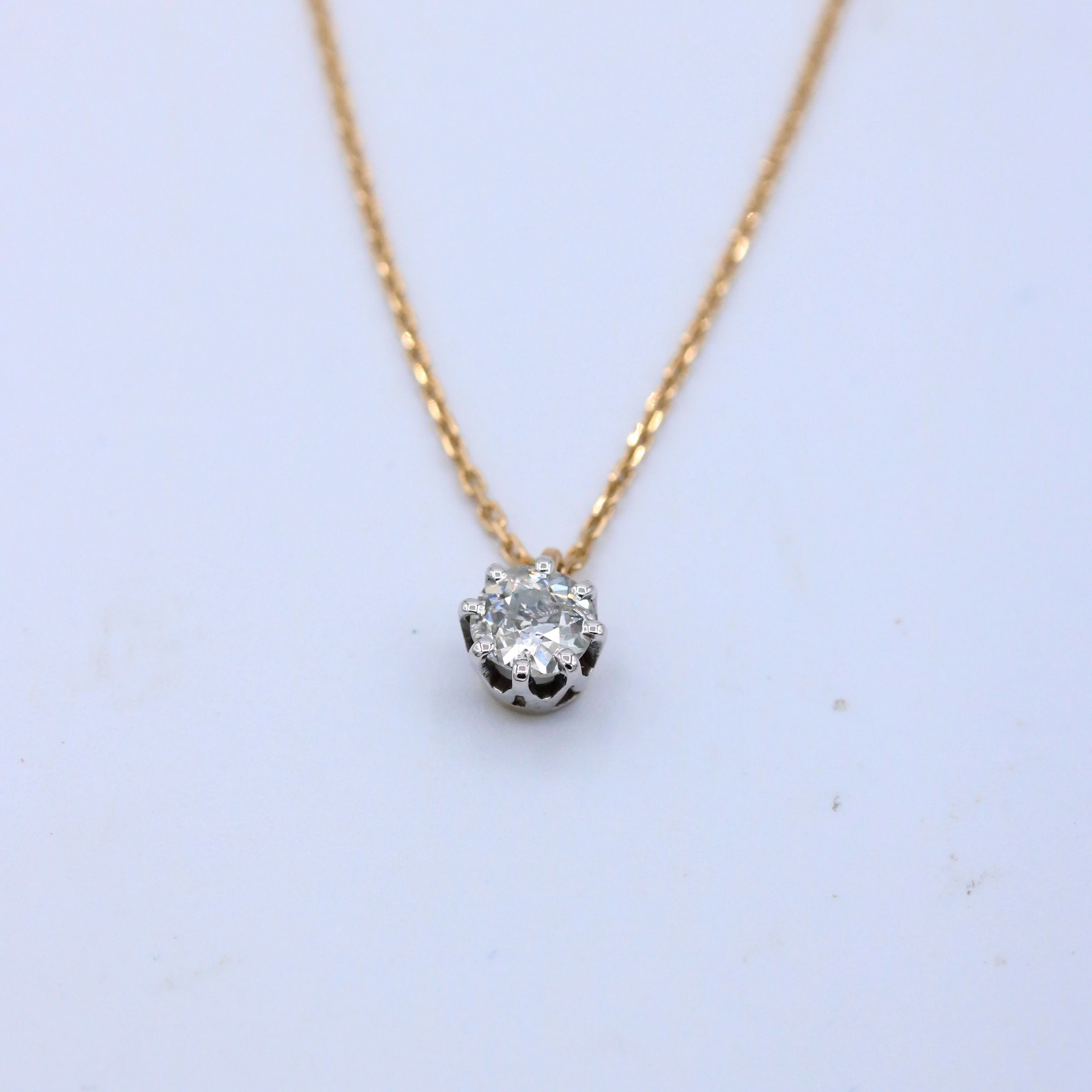 Pendentif Solitaire Diamant ~ 0.60 ct - Image 3